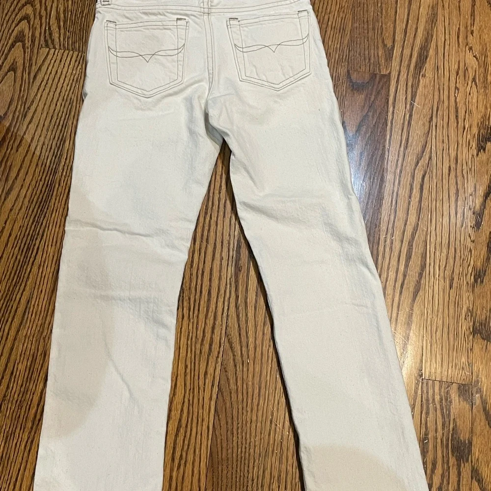 Polo by Ralph Lauren White Denim Straight-Leg Jeans - Picture 2 of 3